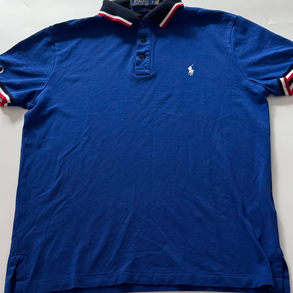 Polo by Ralph Lauren Royal Blue Polo with Red White Trim
